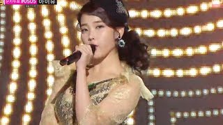 HOT IU  The red shoes 아이유  분홍신 3집 Modern Times Title Show Music core 20131026 [upl. by Anileba]