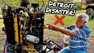 Detroit Diesel DISASTER  How Could this 8v71T 2 Stroke V8 Truck Engine be this BAD [upl. by Phio]