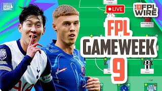 FPL Gameweek 9 Pod  The FPL Wire  Fantasy Premier League Tips 202425 [upl. by Ayaros]