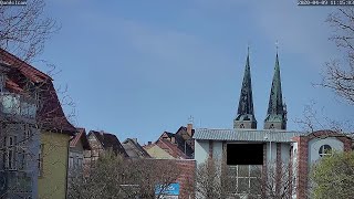 Webcam Quedlinburg Polarlichter zu sehen [upl. by Epotimet829]