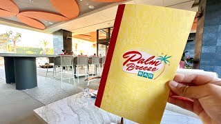 Trying foods at NEW Palm Breeze Bar at The Villas at Disneyland Hotel  Mickeys Mix Magic returns [upl. by Anica]