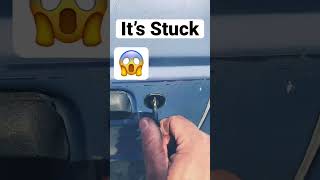 Stuck car door lock hack Shorts￼ [upl. by Ladew]