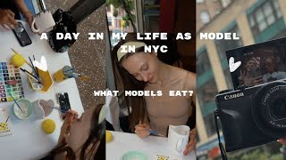 A day in my life in NYC as a model models “diet”  shopping and painting with friends [upl. by Bravar]