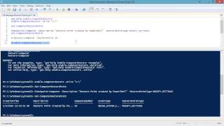 Windows PowerShell Using Restore Points [upl. by Germaine]