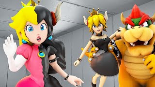 Princess Peach  Bowsette Transforamtion The Super Mario Bros [upl. by Corena19]