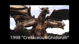 King Ghidorah Roars 19642004 [upl. by Lain]