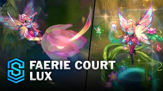 Faerie Court Lux Skin Spotlight  PreRelease  PBE Preview  League of Legends [upl. by Eedebez]