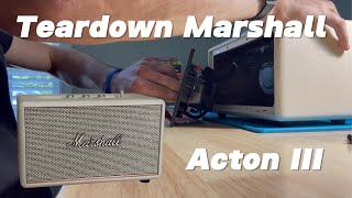 Marshall Acton II Bluetooth Speaker Teardown [upl. by Iarahs]