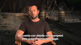 300 El Origen de un Imperio  Entrevista Sullivan Stapleton Temístocles HD [upl. by Moyers209]