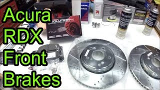 Acura RDX Front Brake Job [upl. by Marrissa]