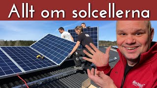 Allt om våra solceller  Installation tekniken all data och vad vi skulle gjort annorlunda [upl. by Lizbeth]