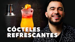 Bebidas con VODKA MUY FACILES de preparar 🍹 001 COCTELES POPULARES [upl. by Pyotr]