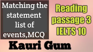 IELTS 10 general training test Aielts reading answersMatching Information ielts reading tips [upl. by Adiela640]