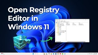 How to Open Registry Editor in Windows 11 [upl. by Bobbi137]