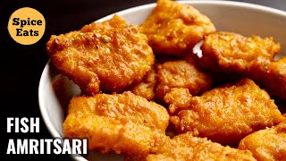 AMRITSARI FISH FRY RECIPE  CRISPY FRIED FISH  BATTERED FRIED FISH [upl. by Silvers]