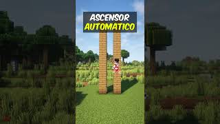 ¡Construí un ascensor automático en Minecraft Minecraft [upl. by Adnauqahs]