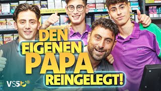 Drei Jungs legen ihren Vater rein Tankstellen Prank  Verstehen Sie Spaß [upl. by Colville]