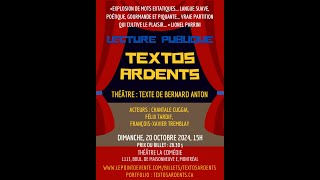 Textos ardents EXTRAITS de Bernard Anton [upl. by Monafo]