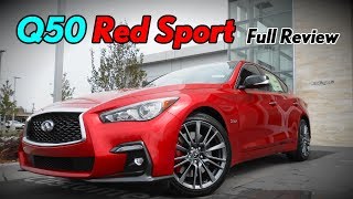 2018 Infiniti Q50 Red Sport 400 Full Review [upl. by Nilcaj424]