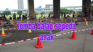 LOMBA BALAP SEPEDA ANAK 孩子的自行车比赛kids bicycle race taiwan [upl. by Latvina]