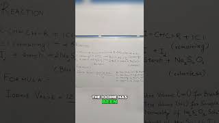 Iodine value of ghee clip 6 Dairy Chemistry [upl. by Nannerb136]