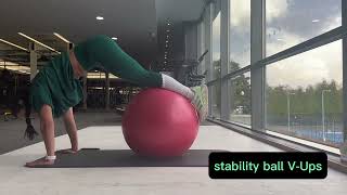 Stability Ball Legs [upl. by Pinter]