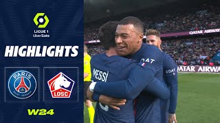 PARIS SAINTGERMAIN  LOSC LILLE 4  3  Highlights  PSG  LOSC  20222023 [upl. by Beshore3]