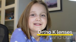 Ortho K lenses in and out [upl. by Nierman]