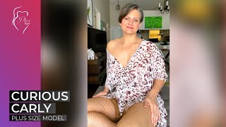 Curious Carly  PlusSize Curvy Model  Bio amp Facts [upl. by Loris]