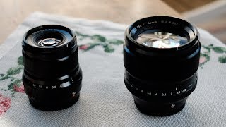 Fujifilm XF 50mm f20 WR vs 56mm f12 [upl. by Opportina]