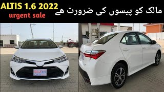 Toyota Altis 16 Automatic 2022 For Sale In 2024 Altis New Model cars 2025  Car Price In Pakistan [upl. by Eitsirk821]