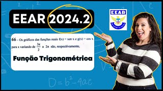 EEAR 20242  Função Trigonométrica  Os gráficos das funções reais fx [upl. by Roane]