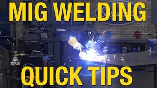 MIG Welding Quick Tip  How to Fix Excessive Spatter  MIG Welding from Eastwood [upl. by Ammadis438]