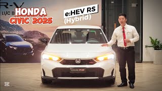 Review ngoại thất Honda Civic RS eHEV  Civic Hybrid  Civic Facelift 2025  Honda Civic RS [upl. by Lyrehs]