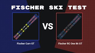 Fischer Curv GT vs Fischer RC One 86 GT Short Turn Comparision [upl. by Ehudd]