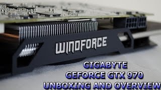 Gigabyte GEFORCE GTX 970 4GB GDDR5 Graphics Card Unboxing and Overview [upl. by Hwu719]