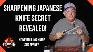 Discover The Secret Of Sharpening Japanese Knives With The Hone Rolling Knife Sharpener [upl. by Ardnassela]