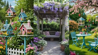 🌸🌿CHARMING GARDEN IDEAS 2024 Crafting Serenity amp Green Gardening Design Aesthetic W Functionality [upl. by Xila]