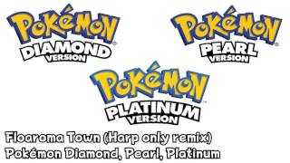 Floaroma Town Harp only remix – Pokémon DPPT [upl. by Konopka]