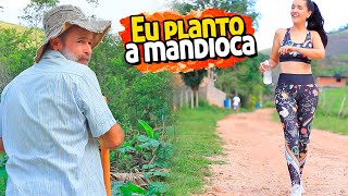 Comigo é assim eu planto a mandioca mesmo [upl. by Nnylyar]