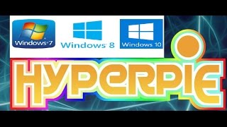 HYPERPIE MOTION BLUE FOR WINDOWS How To Video VERY EASY [upl. by Etyak]