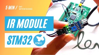 INTERFACING IR SENSOR WITH STM32  Serial Wire Viewer SWVSWO  STM32F407 DISCOVERY [upl. by Standice387]