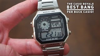 CASIO WorldTime Digital Watch Review  Casio Royale  Best Watch Under 30 [upl. by Juana]