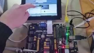 Cubieboard 2  DVK522  PCAP Touch I²C Analysis [upl. by Nomelihp]