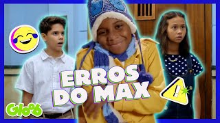 OS MELHORES ERROS DE GRAVAÇÃO DO MAX 😂  DPA  ERROS DE GRAVAÇÃO  Mundo Gloob [upl. by Lambart54]