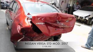 Accidentado Nissan Versa 2017 AutoComercia [upl. by Weeks]