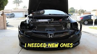 2008 Honda Civic Projector Headlights Install [upl. by Miun]