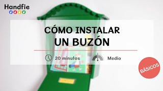 Cómo instalar un buzón y fijaciones para accesorios de exterior · Handfie DIY [upl. by Imeaj]