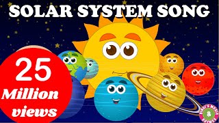 Solar System Song  Nursery Rhymes Sing Along  Planets Song [upl. by Orford]