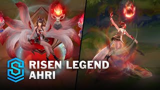 Risen Legend Ahri Skin Spotlight  League of Legends [upl. by Lesh]